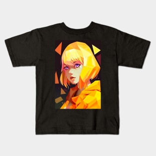 Geometric Girl Yellow - Anime Wallpaper Kids T-Shirt